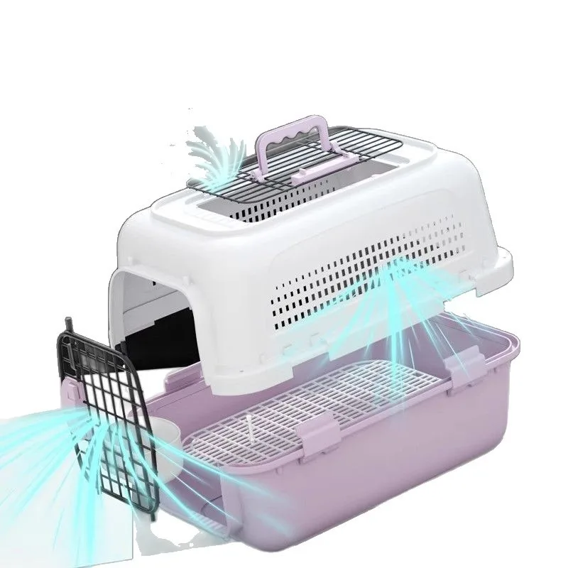 Pet air box Large dog dog check box Cat out Portable car Small dog cage Air China standard