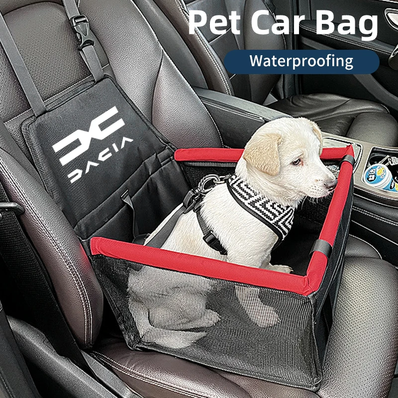 Pet Car Seat Cover Folding Waterproof Cat Dog Travel  Bag Pet Carrying For Dacia Duster Sandero Logan Lodgy Dokker 2 Largus 1300