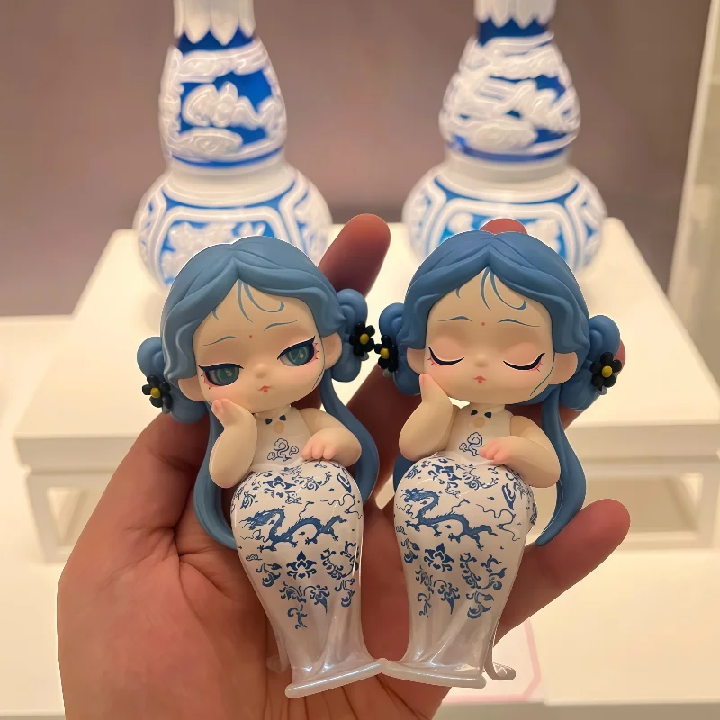 

​ ​ DODOSUGAR Shyi восточная эстетическая виниловая фигурка, летняя длинная загадочная слепая коробка, игрушка в китайском стиле, коллекционный подарок