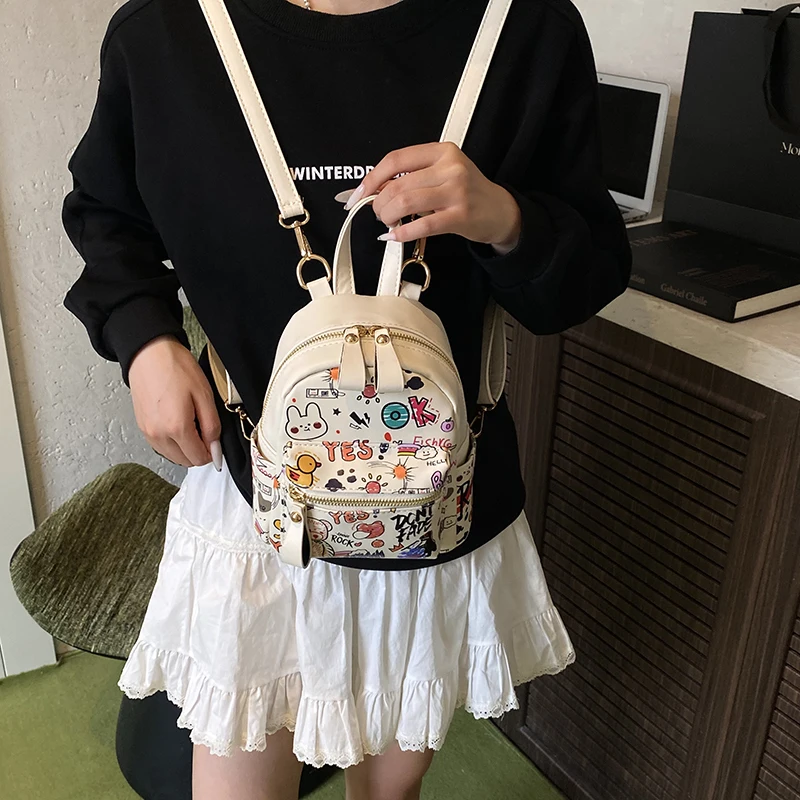 

Модная женская новая мини-сумка с рисунком, рюкзак, сумка для женщин, сумка ita bag 백팩