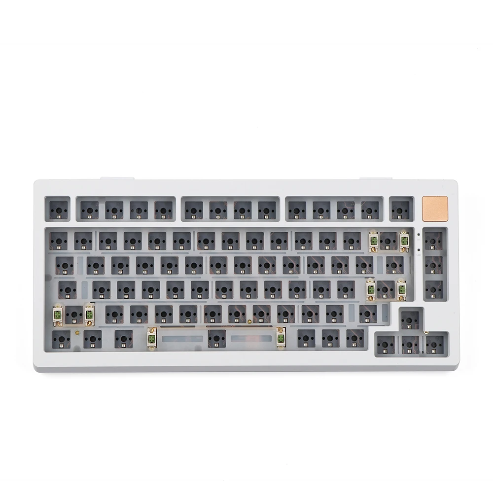 

KiiBOOM Moonshadow 81 Mechanical Diy Keyboard Kits Switch 75% Hot-swappable Aluminum VIA/QMK Barebones DIY Kit
