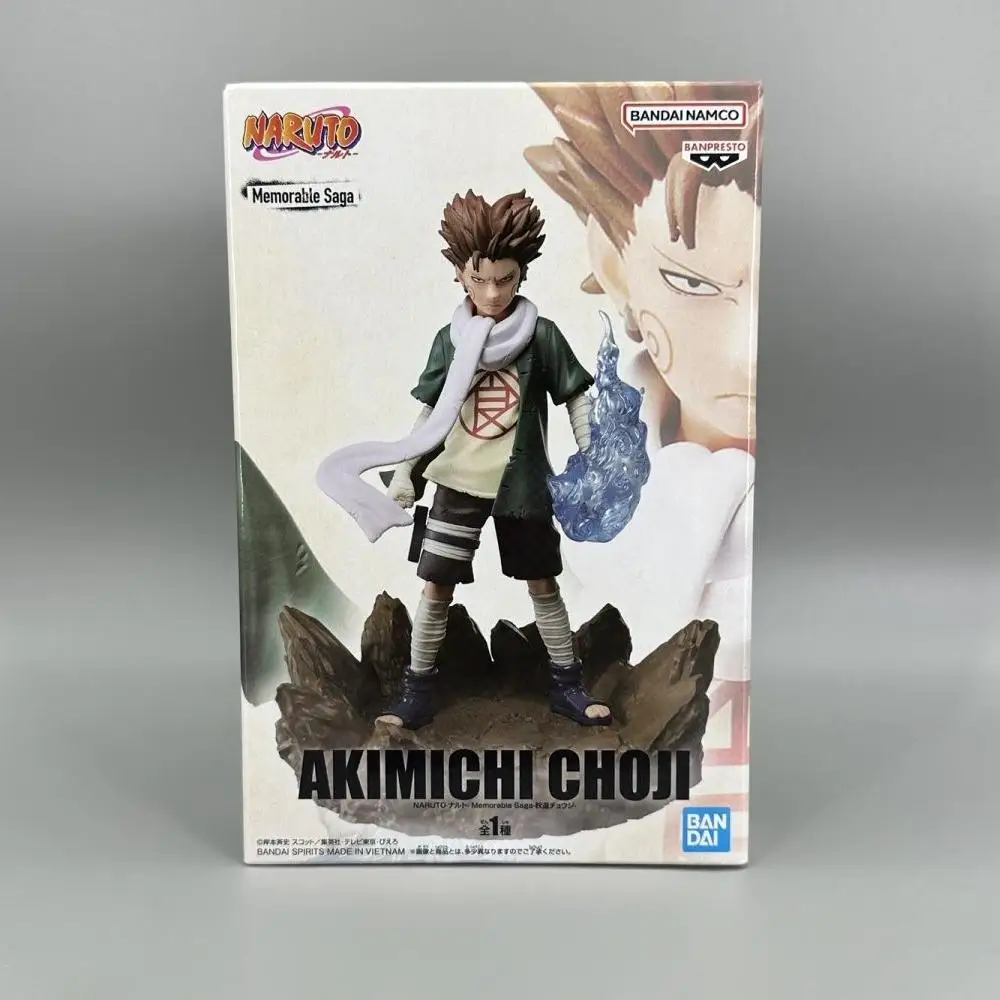Auf Lager BANDAI BANPRESTO NARUTO Akimichi Choji Unvergessliche Saga 12 cm Anime Action-figuren Modell Ornament Sammlerstücke Spielzeug Geschenke