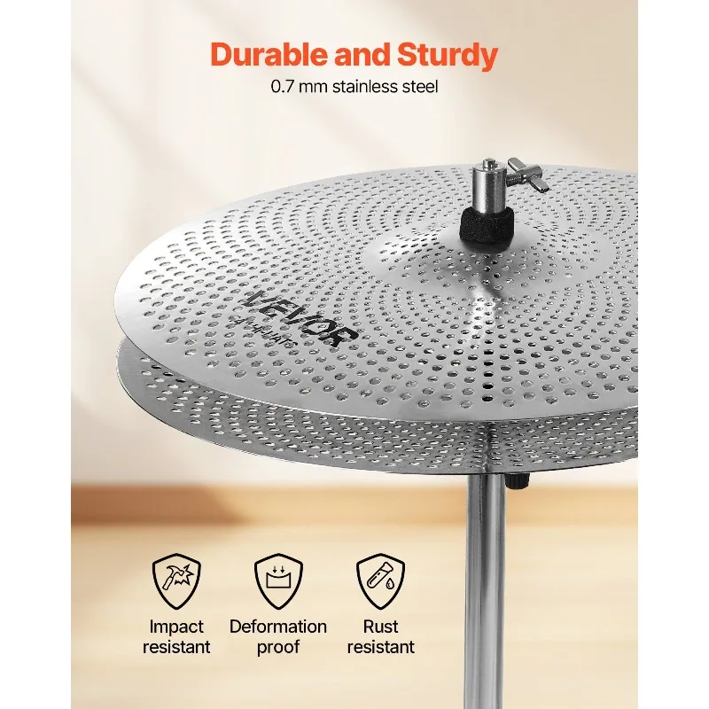 حزمة الصنج منخفضة الحجم 4 قطع 14 16 18 20 بوصة الصنج سبيكة للطبل