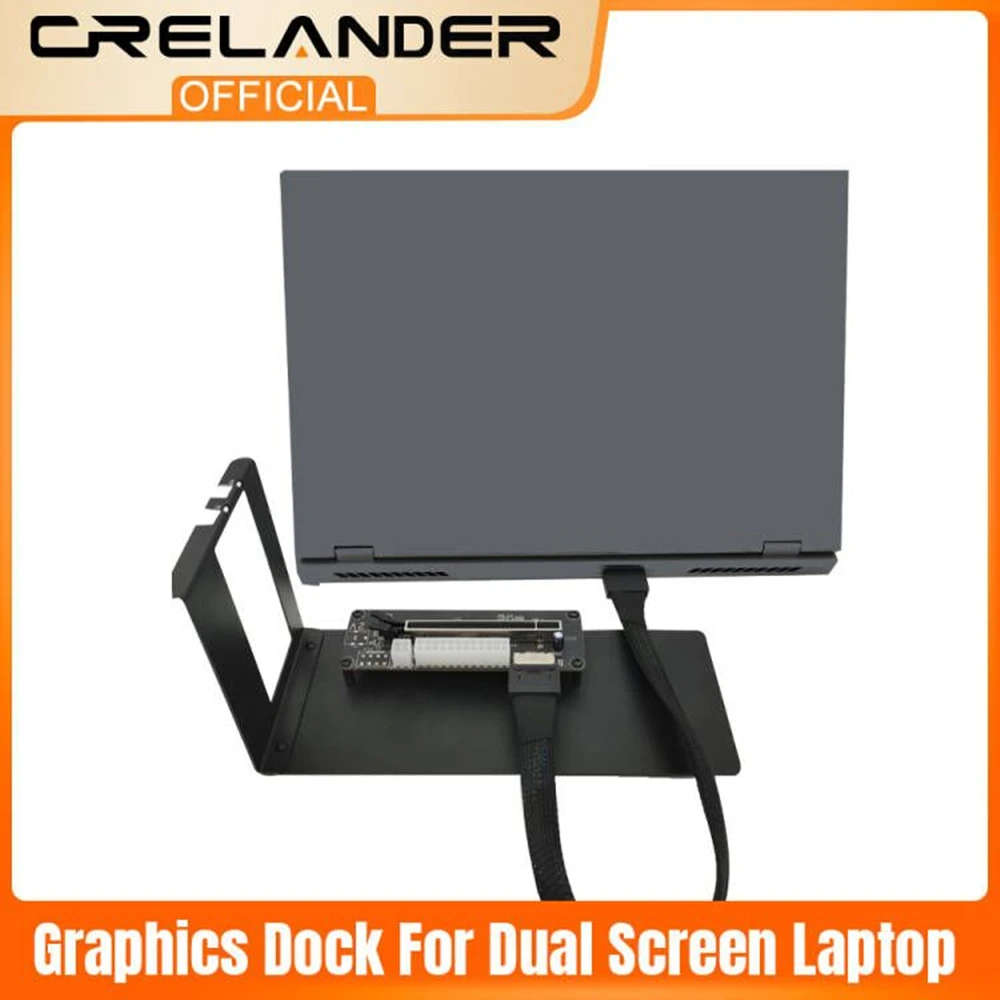 Placa Gráfica Docking Station Pci Express Conector para Crelander Dual Screen Laptop