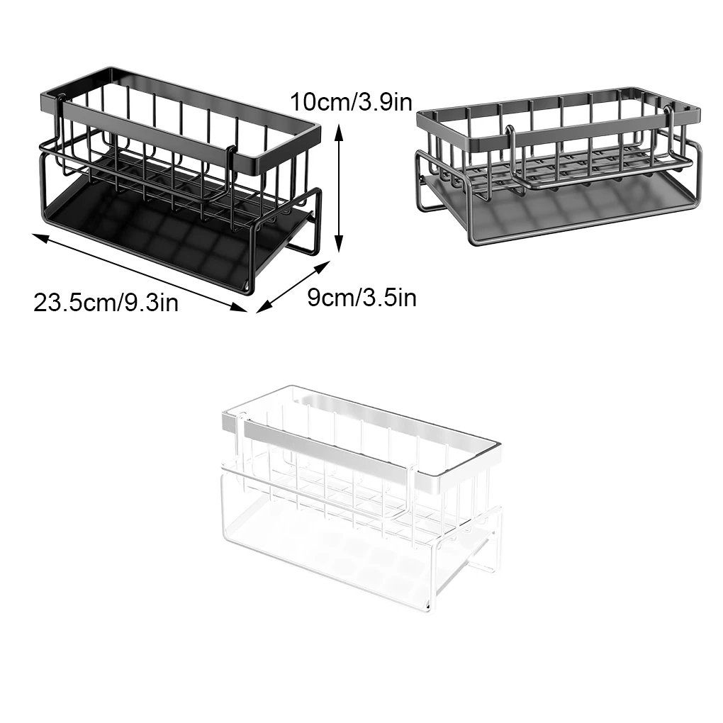 Space-Saving Shelf Organizer Rust-Proof Storage Rack For Kitchen Accessories Space-Organizing Basket