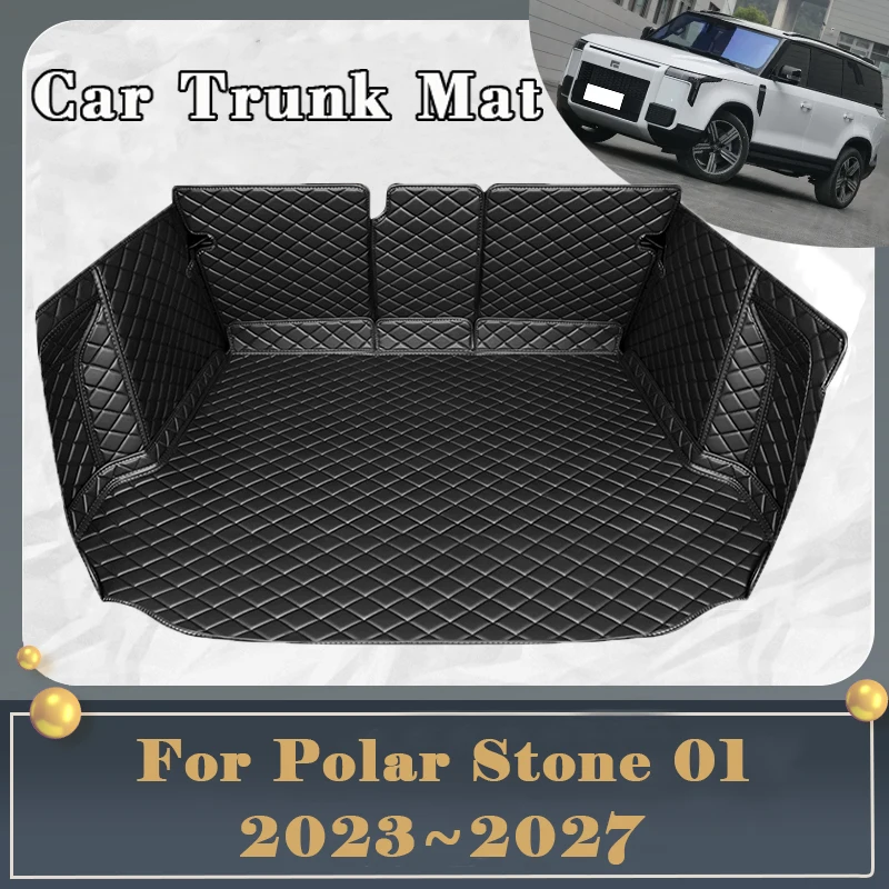 Car Trunk Mat For Polar Stone 01 Polarstone 01 2023 2024 2025 2026 2027 6seat 7seat Fully Luxury Rear Cargo Tray Car Accessories