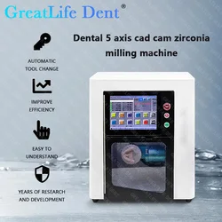 GreatLife Dent Electronic Zirconia Cutting CAD/CAM Dental Laboratory 5-Axis CNC Zirconia fresatrici