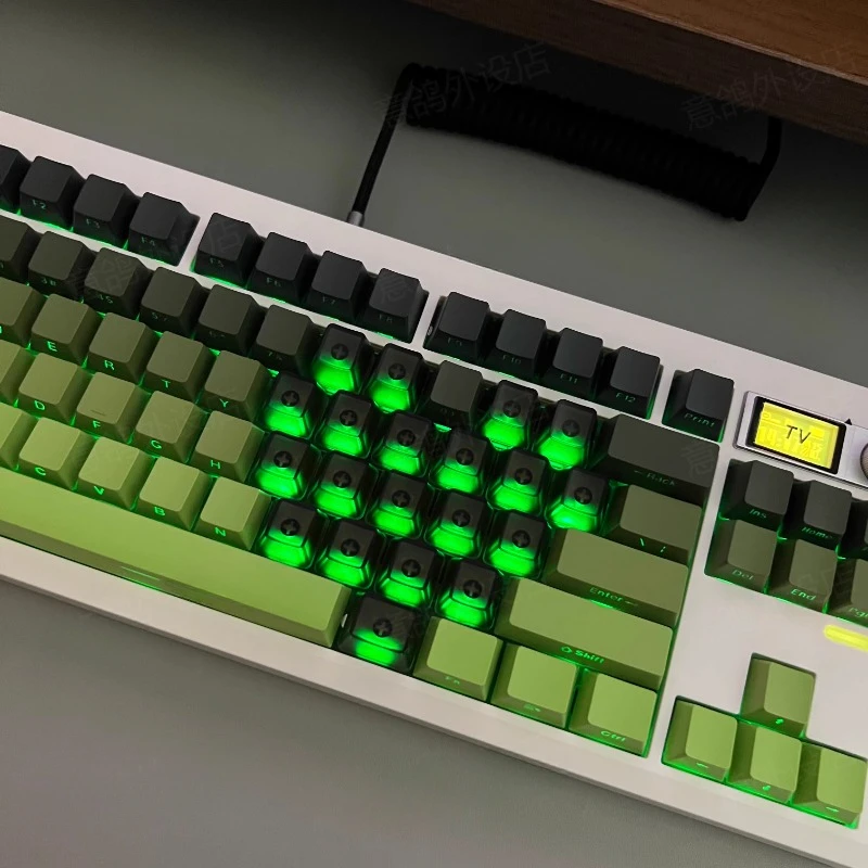 Love – clavier mécanique PBT gravé sur le côté, changement progressif, OEM, adapté à la position lumineuse