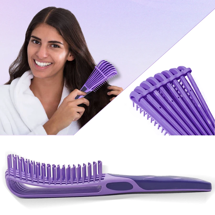 1Pcs Scalp Massage Detangling Brush Anti-Static Smooth Removes Hair Knots Comb For Salon Hairdressing Tools