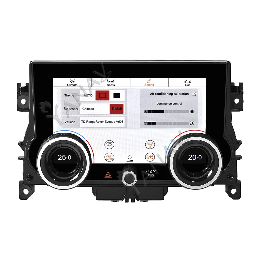 LCD Climate AC Panel For  Range Rover Evoque L551 L538 2012-2018 Touch Screen Air conditioning Screen Dashboard