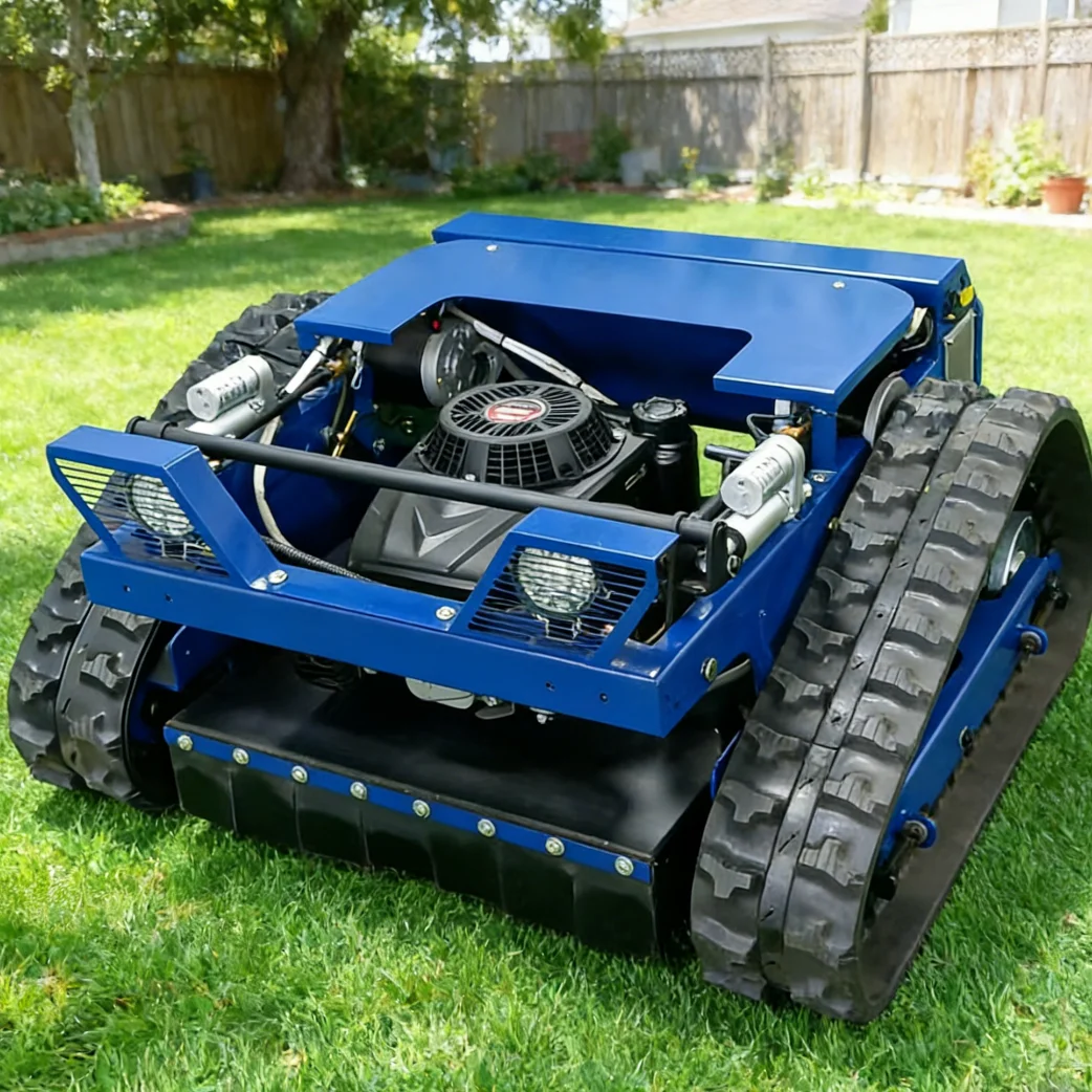 

Customized Robot Lawn Mower Cutting Grass Garden Machine Crawler Remote Control Lawn Mower Reliable-Engine