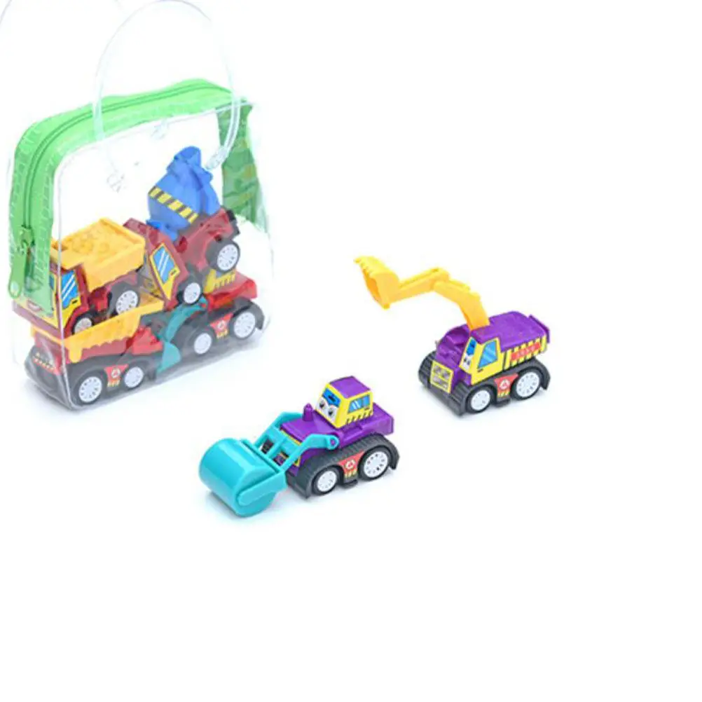 

6Pcs Mini Engineering Vehicles Pull-Back Cars Funny Inertial Vehicles Early Educational Kids Gifts Bright Colors