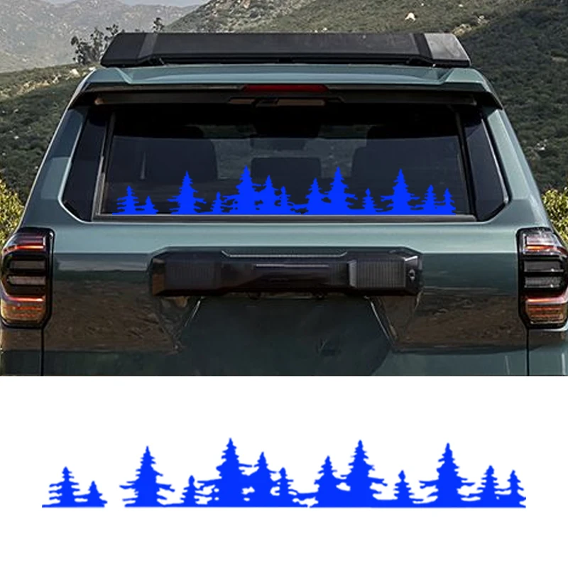 

1 шт. лесная наклейка на заднее окно автомобиля DIY водонепроницаемая наклейка на окно автомобиля крышка царапины автомобиль грузовик украшения наклейка