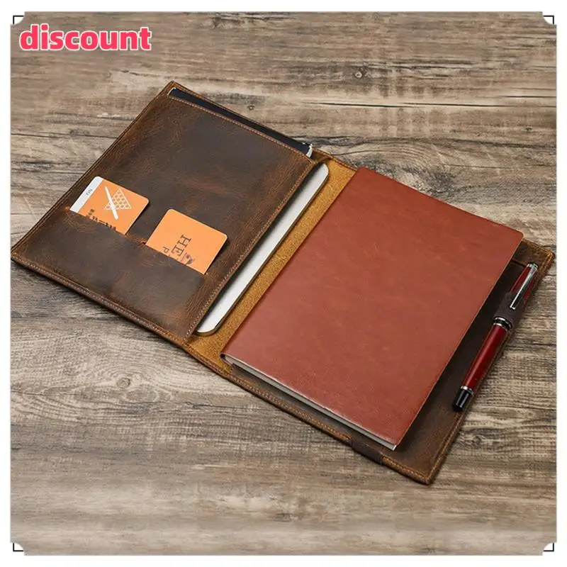 Notebook Combination Protective Cover Folder File Book Cover Business Stationery Contract Document Storage Box,B5 Easy To Use