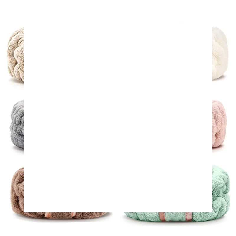 

Wash Face Headbands For Women Coral Fleece Hair Bands Cuff Waterproof Bands Absorbent Wristbands Head Band Hair Accessories