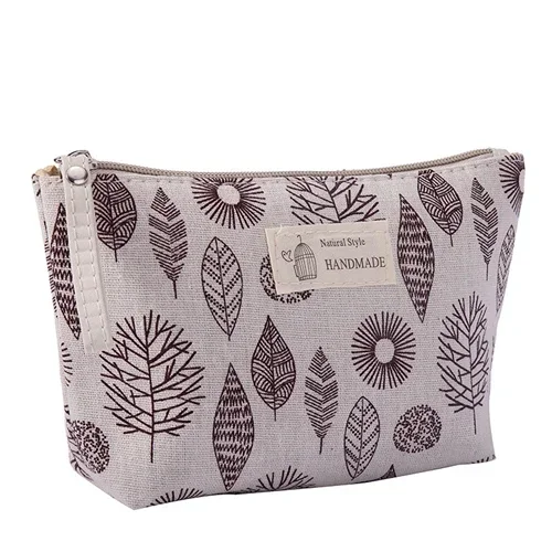 Borsa da toilette per trucco cosmetico da viaggio per donna Organizer per borsa per cosmetici con stampa animalier borsa per borsa da trucco