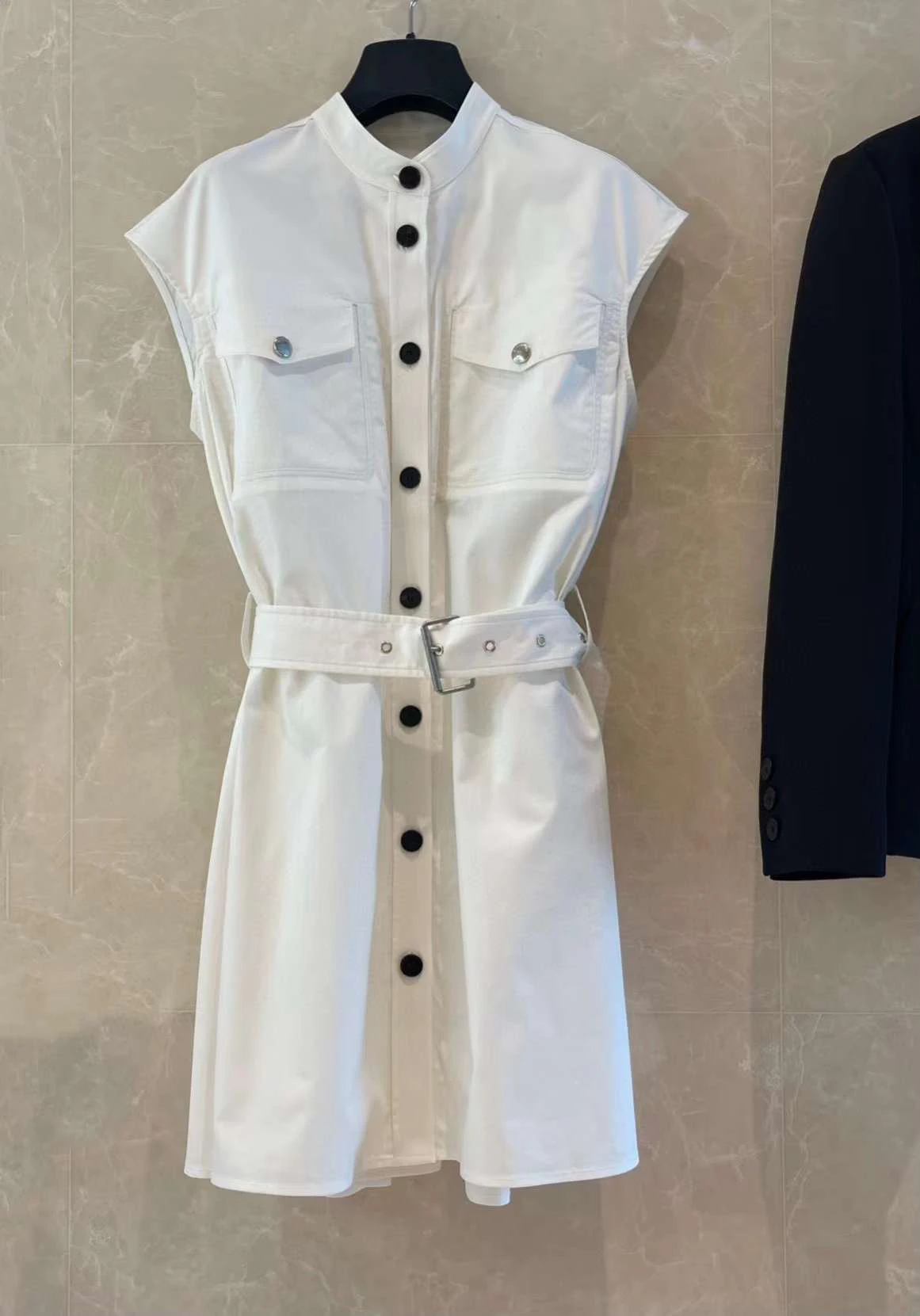 2024 Women's Clothing Slim casual button-down shirt dress Spring Summer New 418