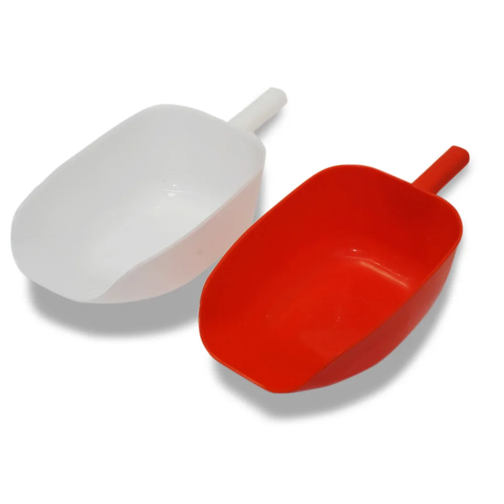 1.5-2 كجم تغذية مجرفة العلف مغرفة كبيرة سميكة خنزير ديدر مجرفة الدجاج بطة أوزة تغذية مجرفة كبيرة المياه مغرفة أدوات زراعية