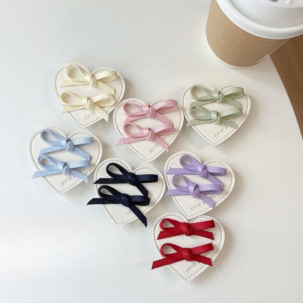 

Искусственная кожа, бант, любовь, паста, кронштейн для подушки безопасности для мобильного телефона, простое женское новое легкое роскошное кольцо, портативное