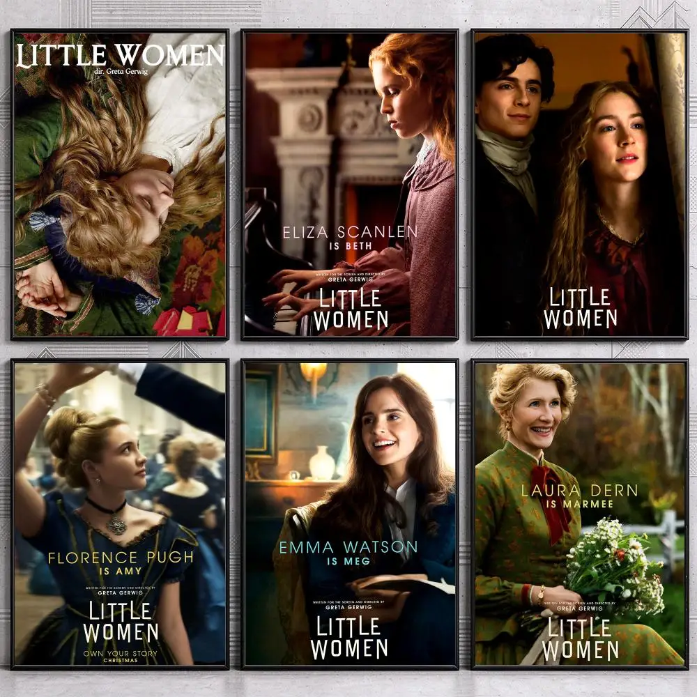 Classic Movie L-Little Women Poster Wall Art Print Sticker for Bedroom Living Room Dorm Office Modern Home Decor Gift