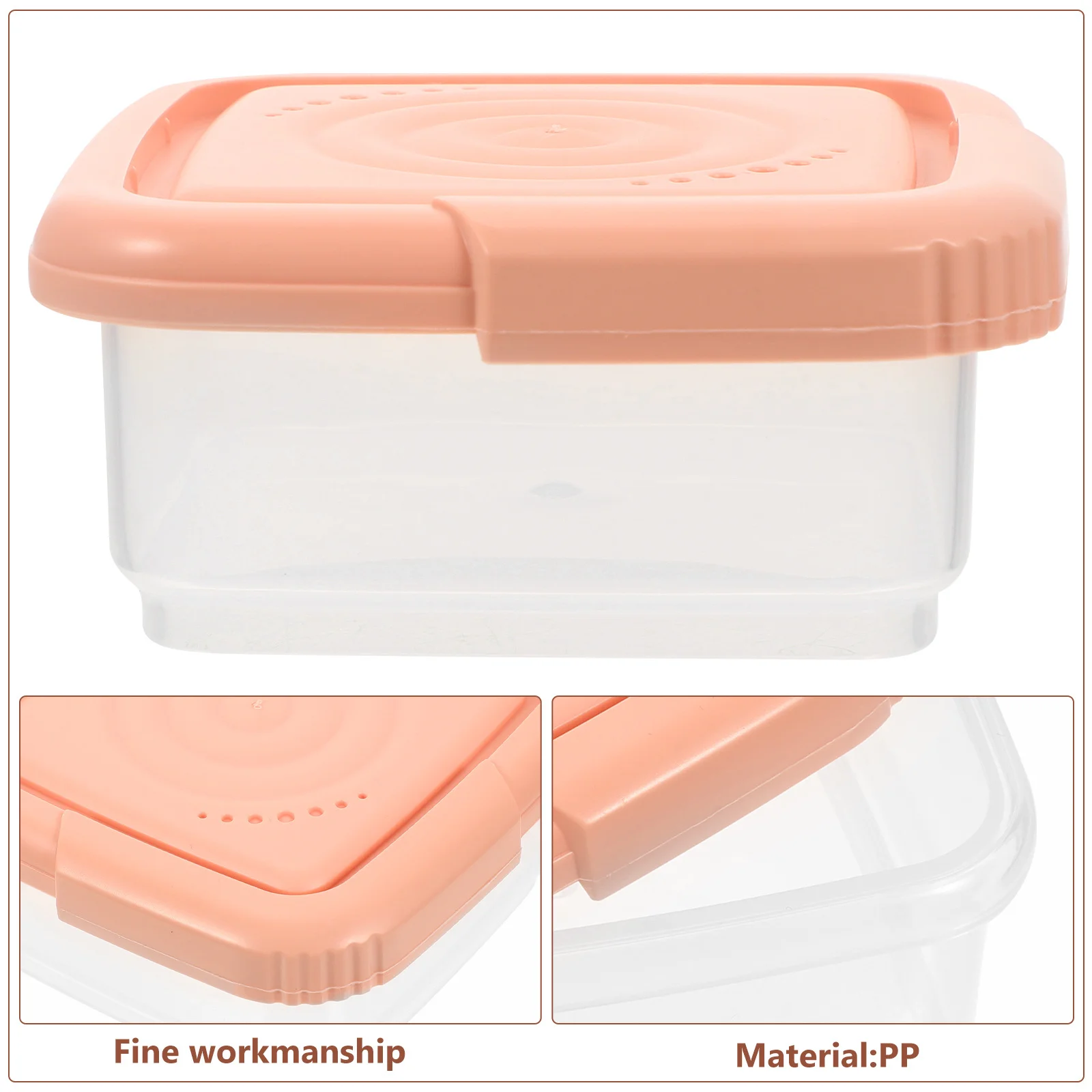

Cheese Slice Container Multi-Function Reusable PP Material Kitchen Cheese Storage Box Fresh Keeping Butter Holder Fridge