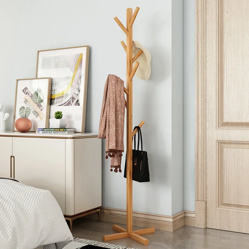 

Modern Standing Coat Rack: Bold Tree Branch Shape Hanger, Multicolor Bags and Coat Stand, Decorative Functional Organizer