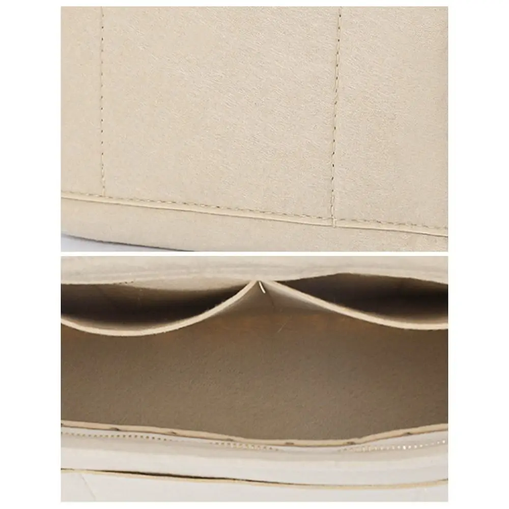 Felt Handbag Insert Liner Bag Large Capacity Bag Support Purse Liner Portable Multi-Pocket Bag Organiser Storage Organization
