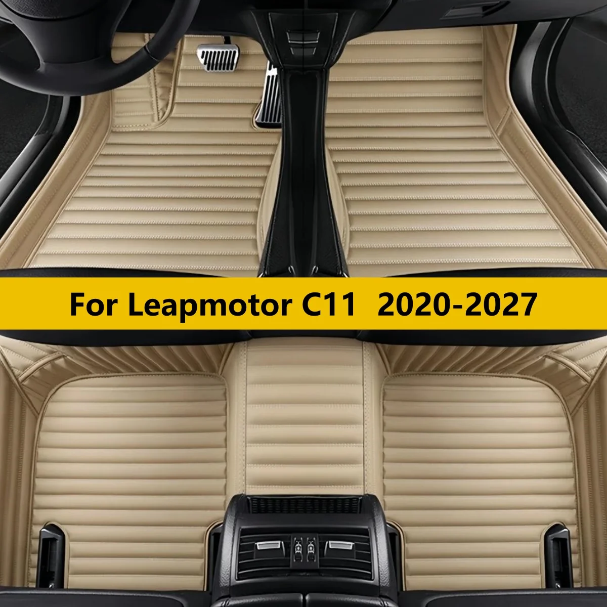 

Custom Car Floor Mats Fit For Leapmotor C11 2020 2021 2022 2023 2024 2025 2026 2027 All Weather Waterproof Car Floor Mats
