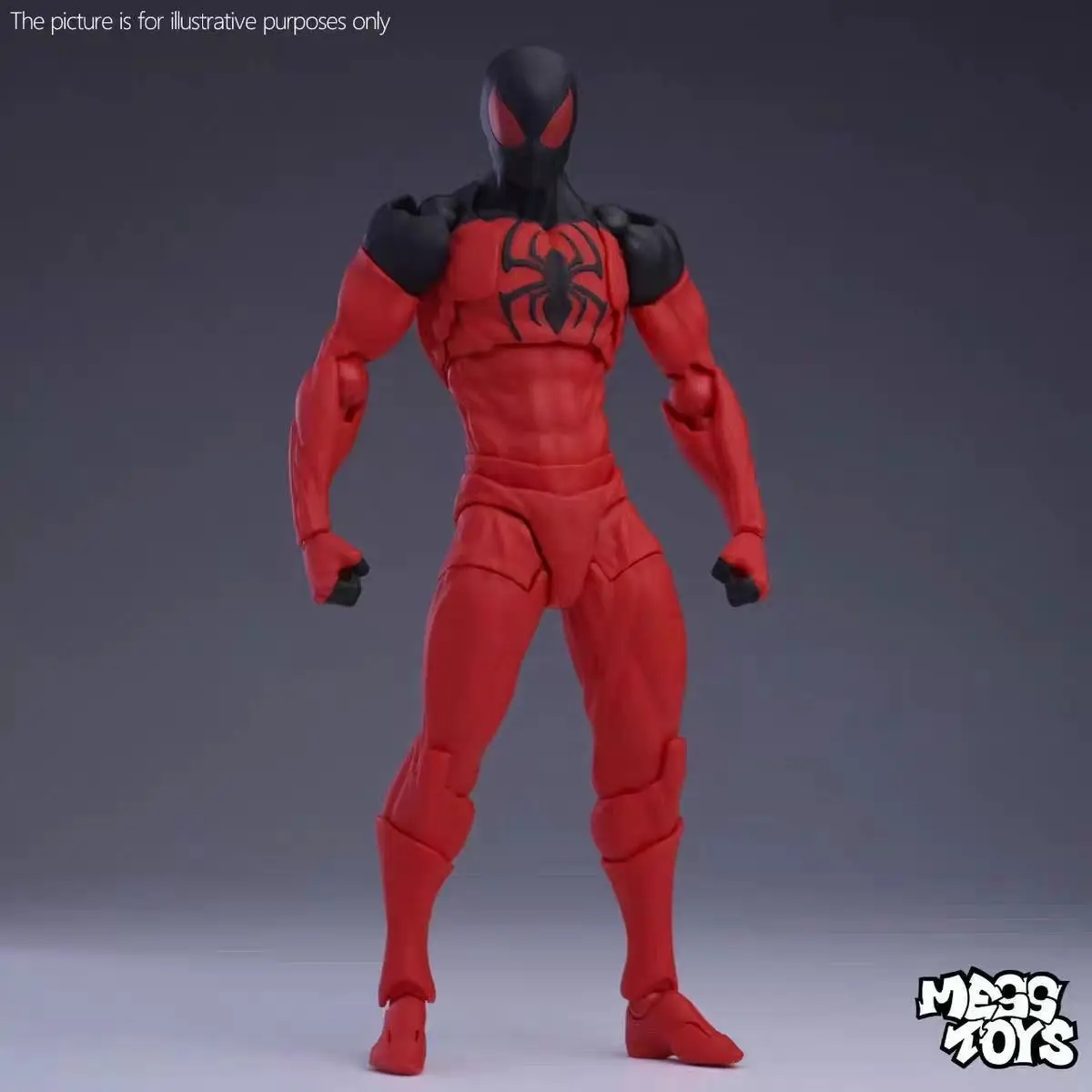 メスおもちゃ 新しいスパイダーマンフィギュア CT Toys ブラックレッド スパイダーマン フィギュア アニメアクションフィギュア スタチュー モデル アニメフィギュア