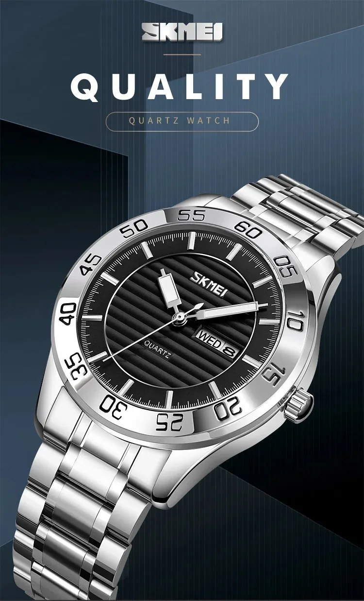 

Wristwatches Week Quartz Male SKMEI Mens Date Watches Top Brand Waterproof