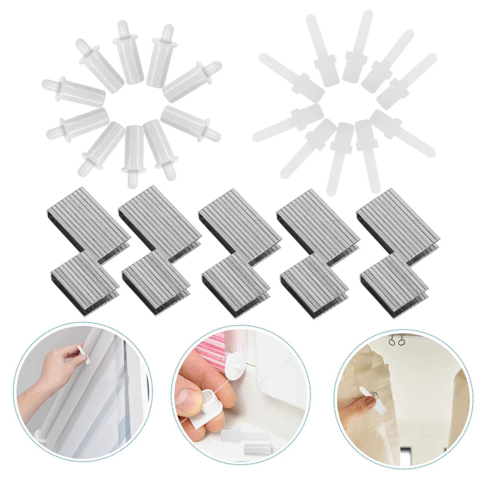 

1 set Shutter Blind Repair Pins For Home Plastic Blinds Repair Pins Window Shutters Universal Fixing Hardware Tools