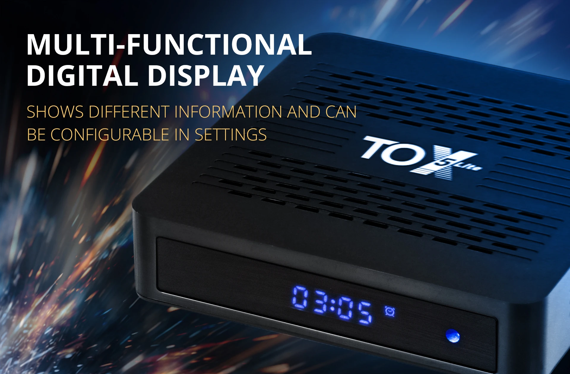 TOX4 Smart TV Box 4K Android 13 RK3528