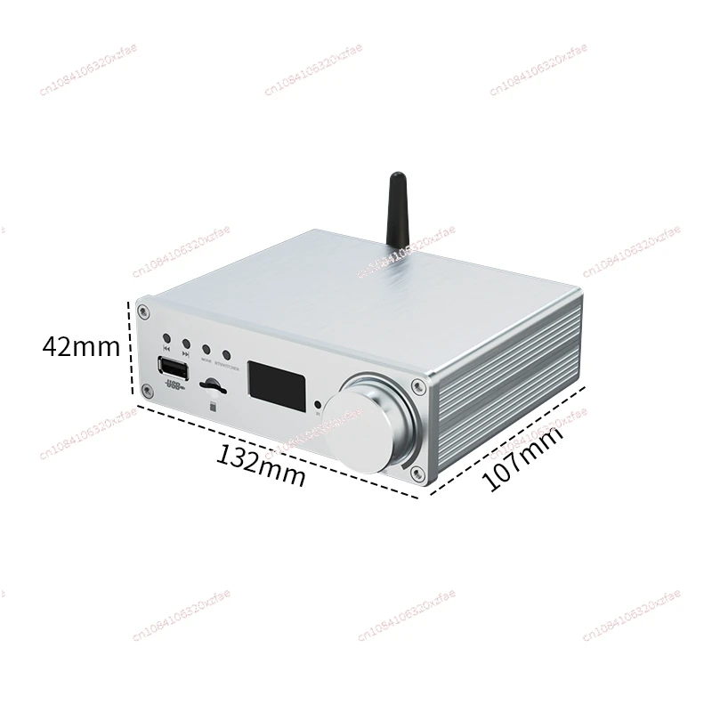 

C40 remote control APP Bluetooth 5.0 U disk/TF card playback HIFI professional digital power amplifier 130W audio