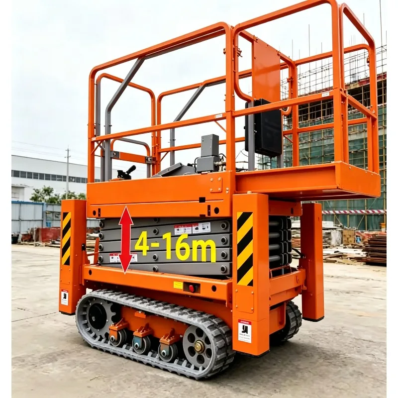 Hot Selling in China 6m 8m 10m 12m 14m Scissor Electric Lift Elevating Platform for High Altitude Work Aerial Work Platform