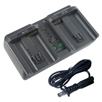 1Pc MH-26 Dual Battery Charger With BA-T10 BA-T20 Adapter For Nikon EN-EL18 EN-EL4A D4S D5 For Canon LP-E4 EOS Camera Accessory