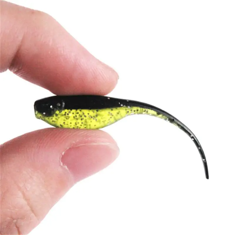 Microproducts Luya Bait Spot Wholesale Tadpole Anti-real Soft Bait 5cm/0.7g Fishing Fishing Two-color Needle Tail Fake Bait