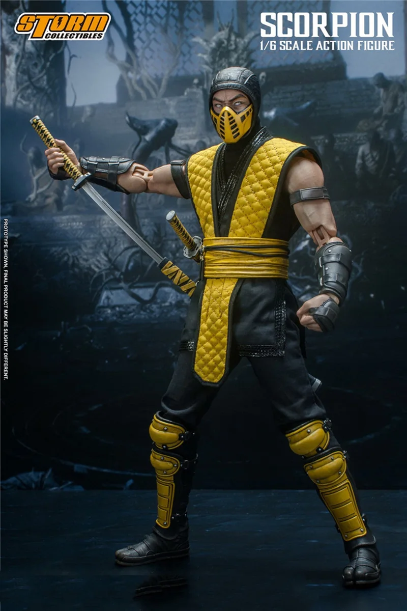 Storm Toys Dcmk10 Dcmk09 1/6 Soldier Scorpion Sub-Zero Mortal Kombat Series 12'' Action Figure Model Toys Collection