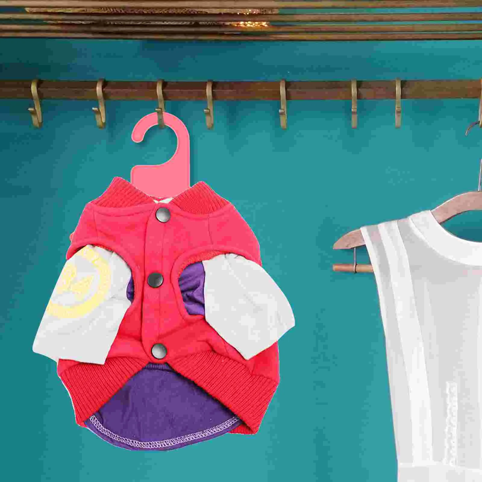 10 Pcs Dog Clothes Drying Rack Pet Clothing Hanger Hanging Puppy Small Hangers Plastic Skirt Baby