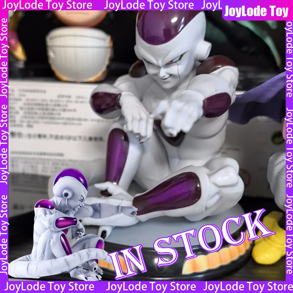

In Stock Frieza Figure Dragon Ball Anime Figures Frieza Sitting Posture PVC Statue Collectible Model Car Ornament Toys Gifts