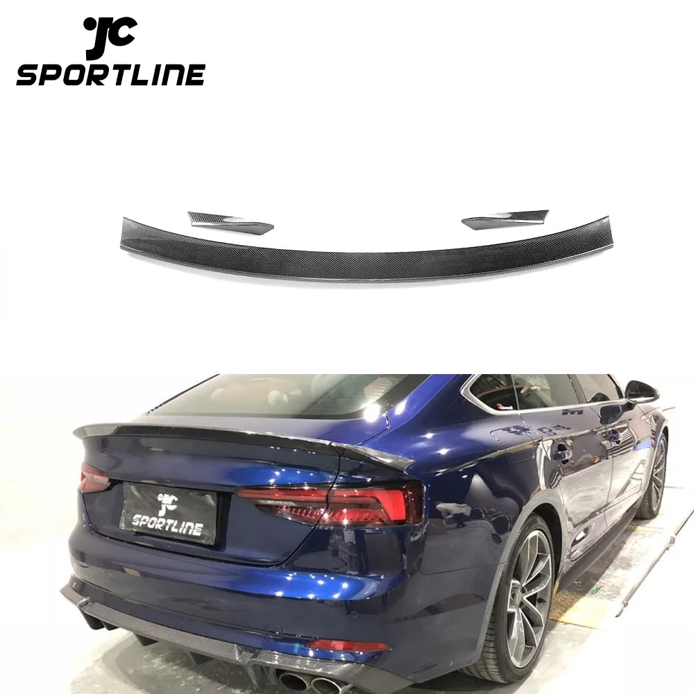 

Carbon Fibre S5 Rear Spoiler For Audi A5 SLINE S5 B9 Sportback 4-Door 17-19