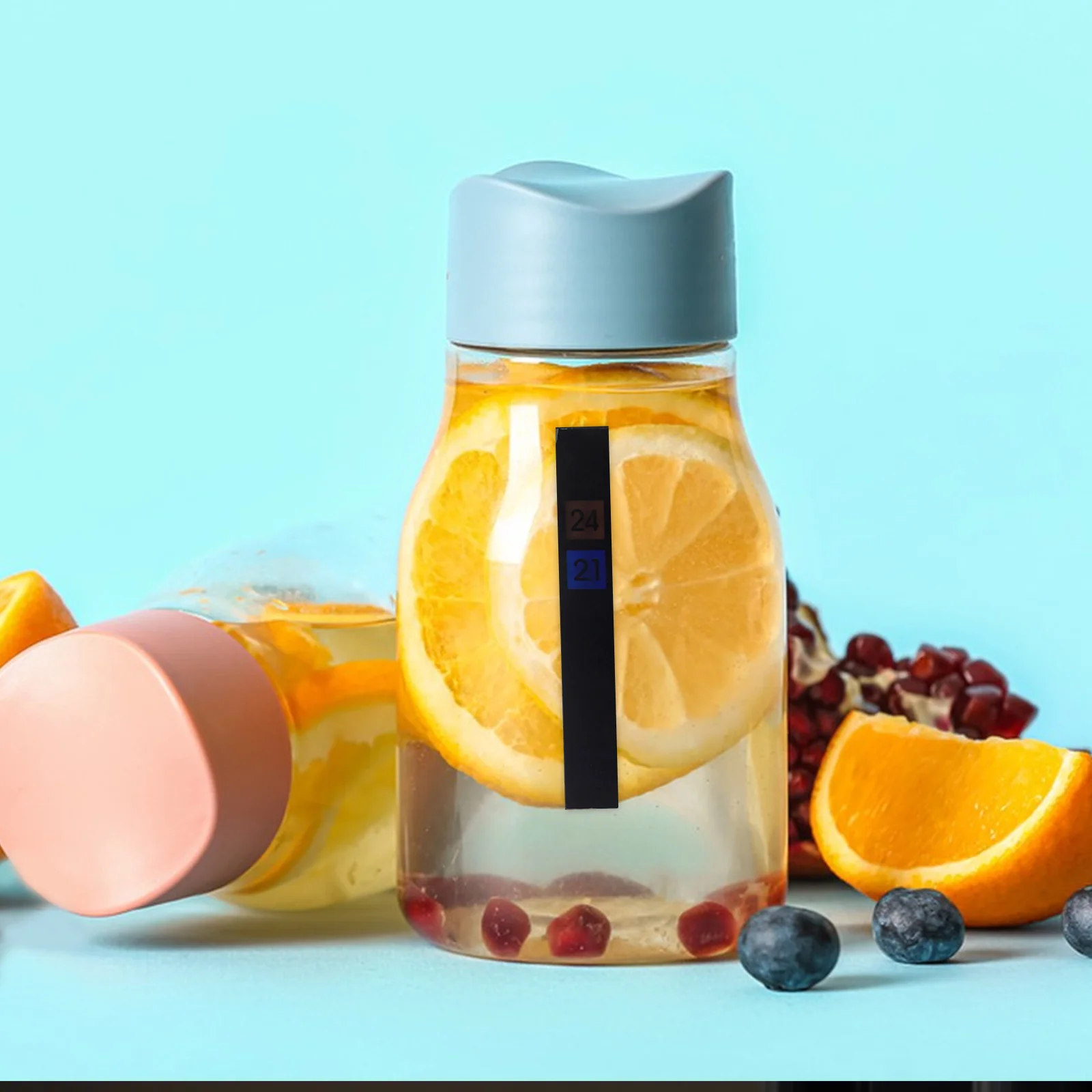 

10Pcs Temperature Stickers Liquid Crystal Adhesive Strip for Home Brewing Beer Wine Fermentation Aquarium Tank Digital