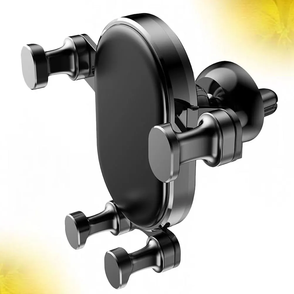 

Car Phone Holder Universal Mount with 360 Degree Rotation Soft Silicone Clips Non-Slip for Hands-Free Driving Black