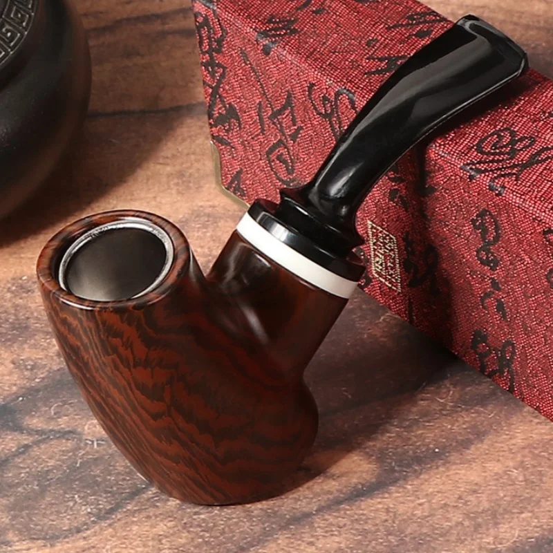 

Новая деревянная съемная персонализированная табачная трубка для сухого дыма, моющаяся портативная трубка для курения сигарет для мужского подарка