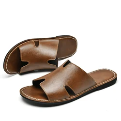 Men's Trendy New Summer Beach Soft and Anti slip Lightweight Slippers Men's Sandals Indoor and Outdoor Casual Shoes