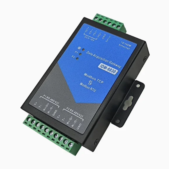 

IDM-6830 Smart Acquisition Gateway 2 channel serial Modbus Gateway Modbus RTU to Modbus TCP Protocol