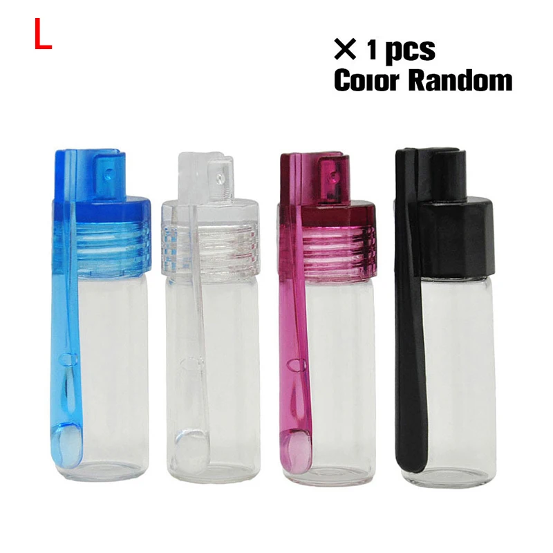 36mm/51mm Glass Bottle Botella Bullet Acrylic Pill Case New Glass Bottle Refill Bottle Medication Dispensing Box
