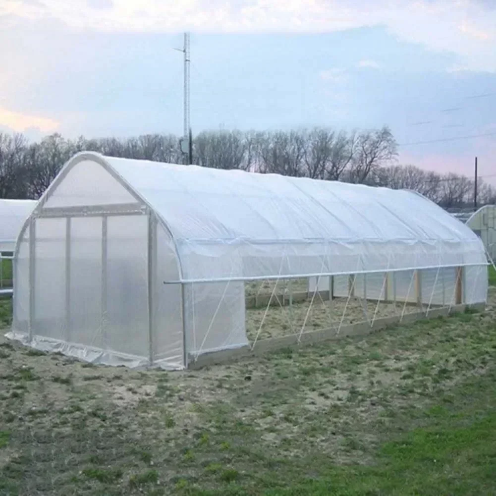 Agricultural Greenhouse Film Farm Crops Vegetable Plant Cover Clear Tarpaulin Film Waterproof Anti-UV Protect Film For Garden