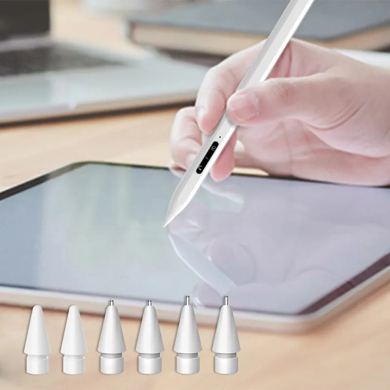 

Replacement Tips for Apple Pencil 1st/2nd Gen Compatible with iPad Pro Smooth Cone-Shaped Nibs Precision Writing Accessories