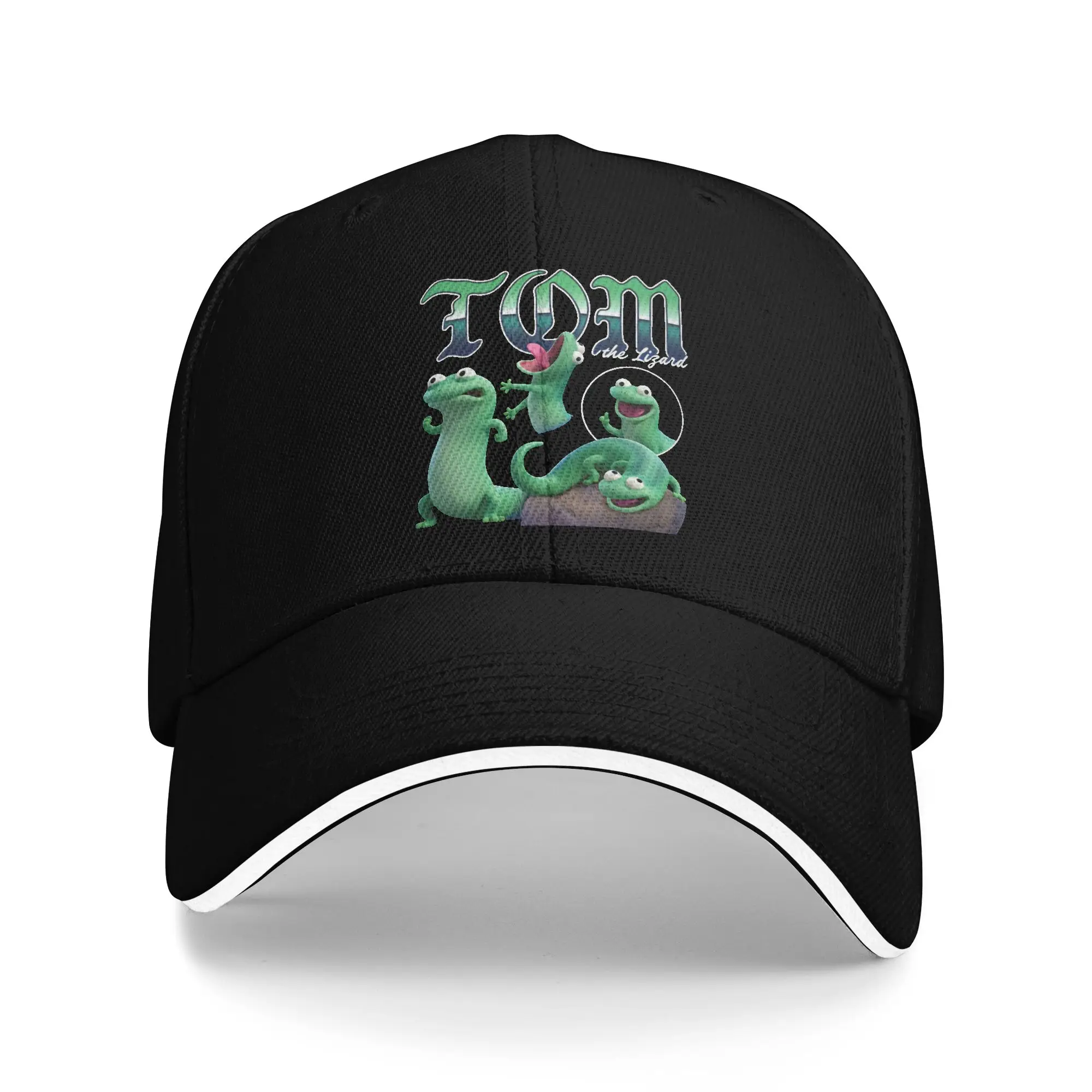 Animated Tom Lizard Meme Baseball Cap Fashion Hoppers Sandwich Hats for Men Women Polyester Dad Hat Outdoor