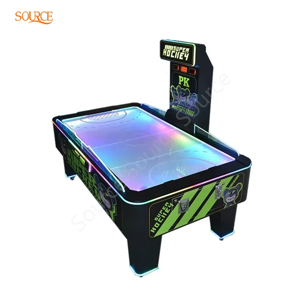 Indoor Coin Operated Kids Children Coin Operated Air Hockey Game Machine Amusement Air Hockey Table Sport Games